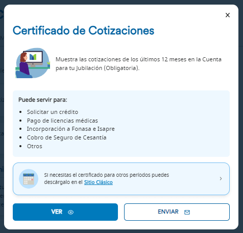 Descargue El Certificado De Cotizaciones Afp R Pido Y F Cil