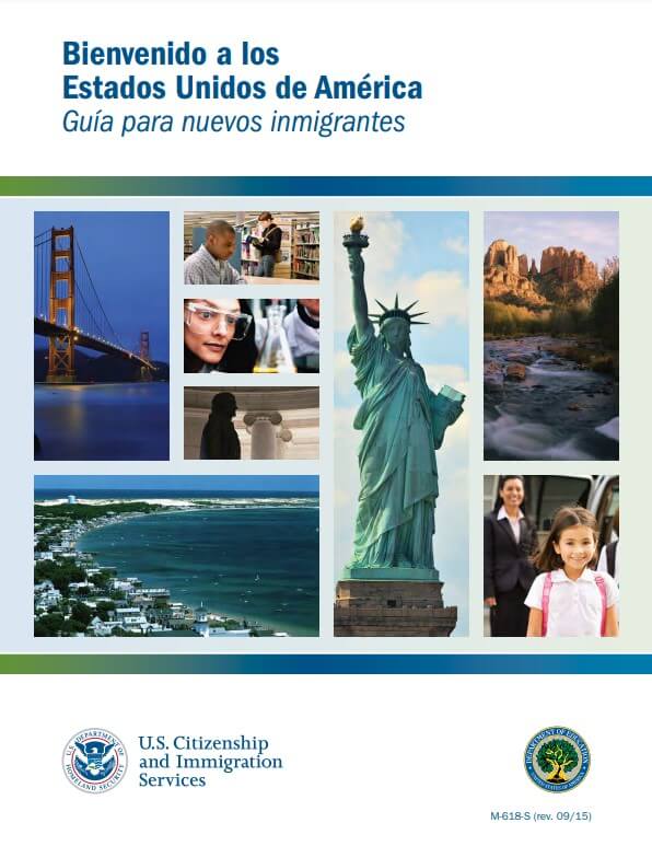 USCIS bienvenido a los estados unidos de América