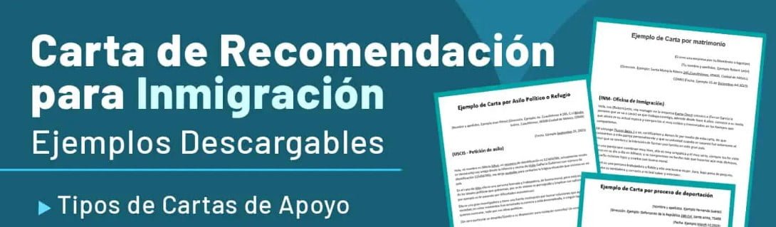 ¿Qué es una carta de recomendación para inmigración? le damos los mejores consejos de redacción y un ejemplo para descargar